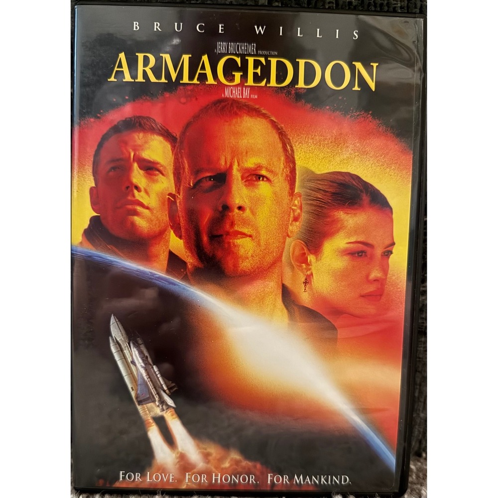 Touchstone Armageddon DVD Movie Bruce Willis Ben Affleck 1998 Excellent Sci-Fi